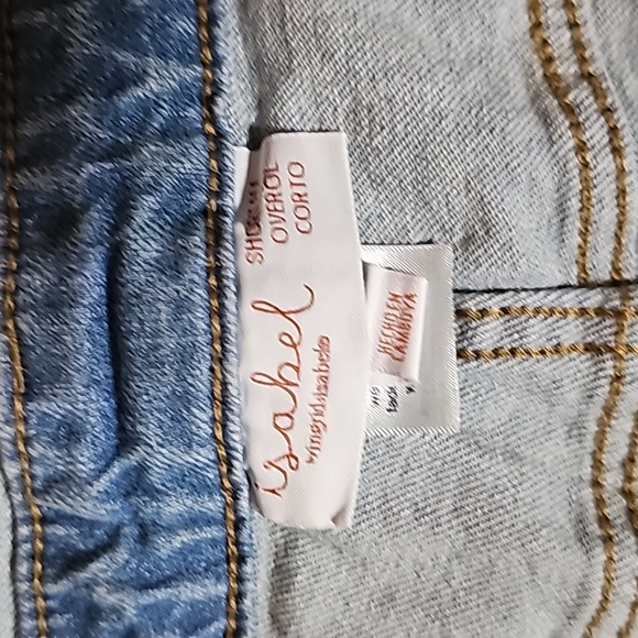 Isabel Maternity Size 14 Jean Shortall (shorts) Adjustable Back Waist Blue New - Picture 9 of 15